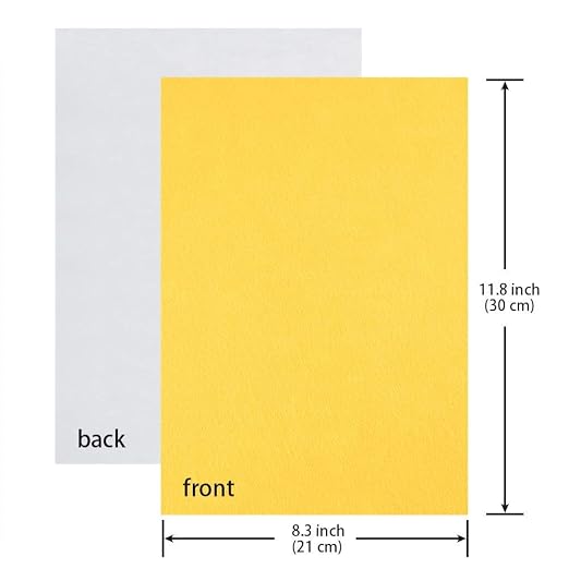 Caydo 30 Pcs 8" X 12" Adhesive Backed Felt Fabric Sheets, Adhesive Felt |