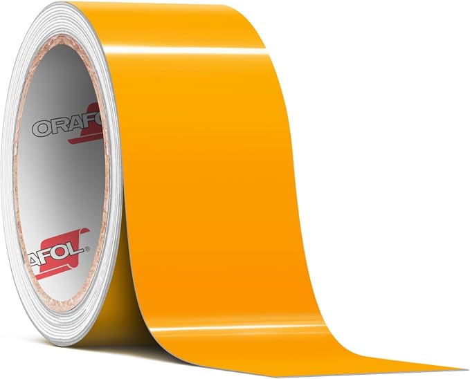 ORACAL 651 Gloss Golden Yellow Permanent Vinyl Tape Roll – Premium Adhesive Film