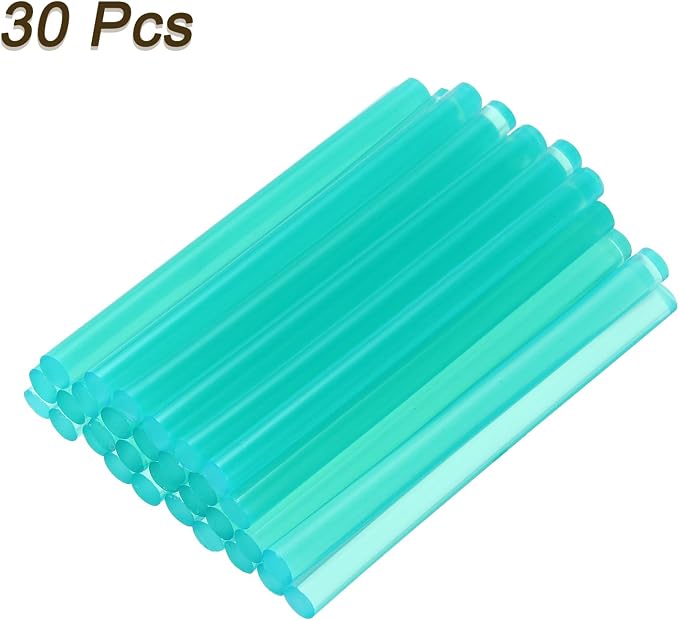 uxcell 30pcs 7mm x 100mm Mini Hot Glue Sticks