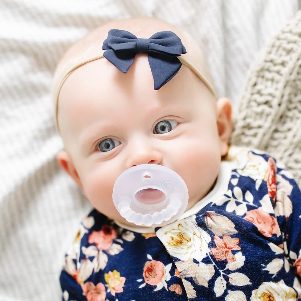 Ryan & Rose Cutie PAT Pacifier Teether (Flat, Clear)