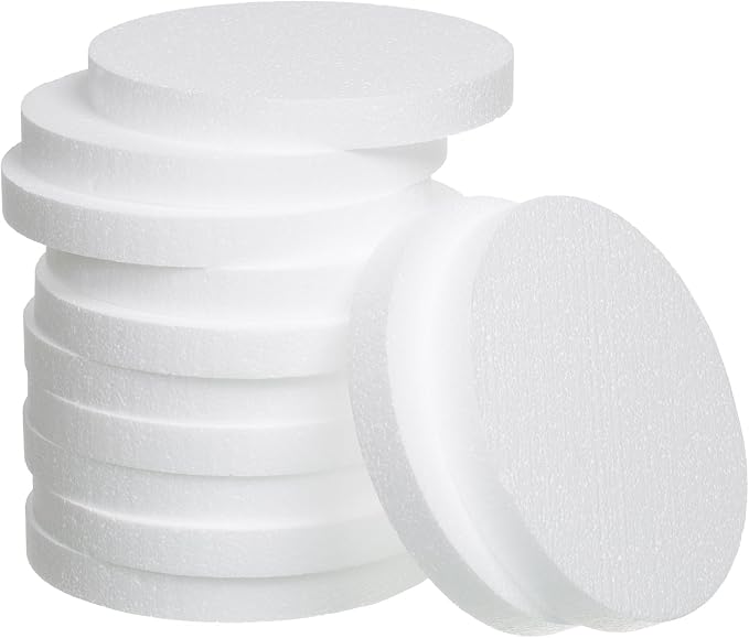 Crafare 8 Inch Round Foam Circles