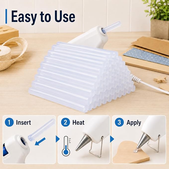 Sukh 50PCS Mini Hot Glue Sticks
