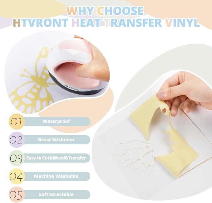 HTVRONT Boho HTV Vinyl Bundle