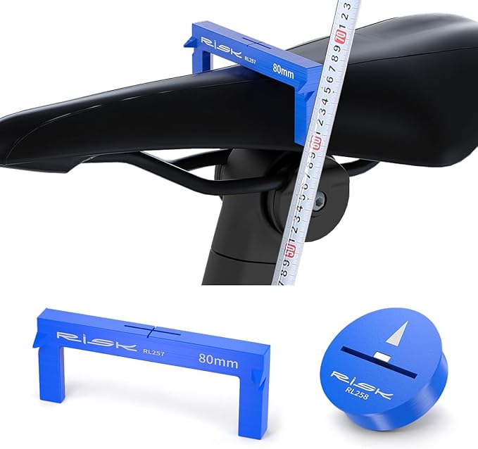 Bicycle Bike Seat Cushion Height Measuring Tool Fitting Measurement Gauge