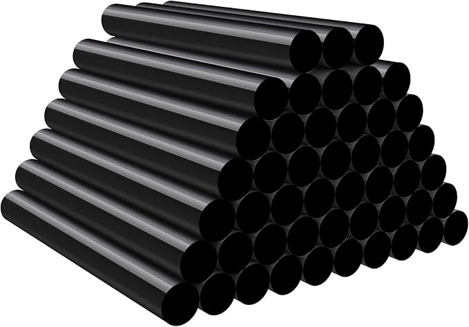 48 Pack Black Glue Sticks, Fix & Repairs