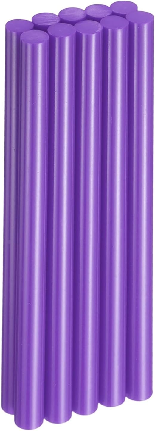 HARFINGTON 10pcs Hot Glue Sticks 0.43" Dia x 7.87" Long EVA Mini Hot Melt