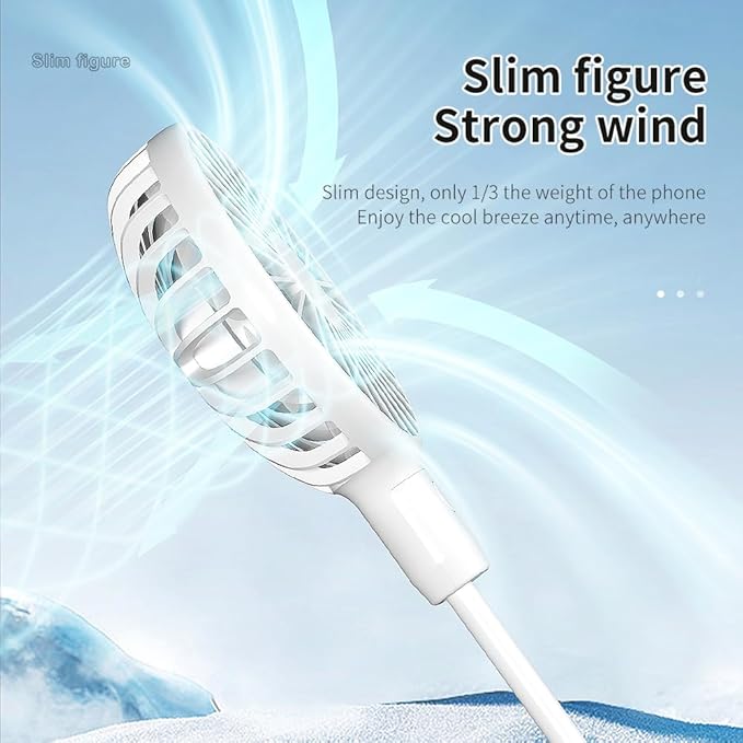 USB Fan, Mini Portable Fan for 360° Rotation, Small Personal Fan for Home Office, Desk Fan Compatible with All USB Outputs such as Laptop/Power Bank/Plug, Pocket Fan for Travel Commute(with switch)