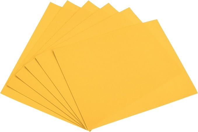 uxcell Yellow EVA Foam Sheets 11 x 8 inch 1.7mm Thickness
