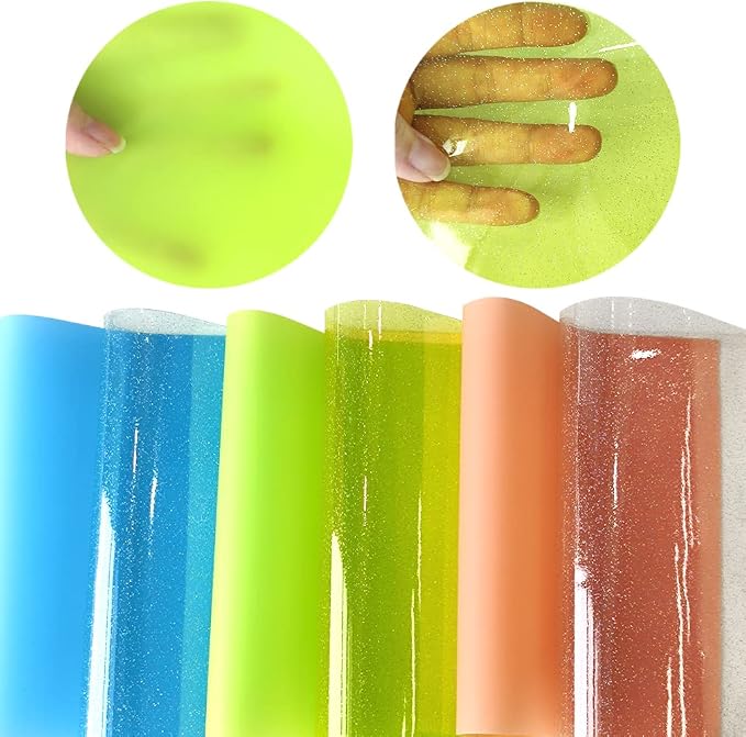 ONEART | Clear A4 Candy Color Jelly Vinyl Sheets