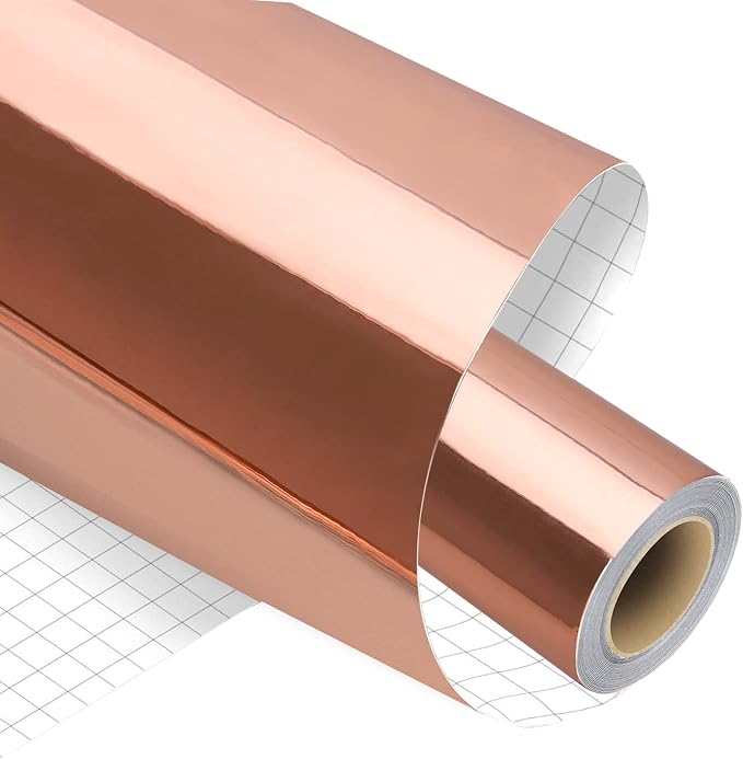 Rose Gold Permanent Adhesive Vinyl Roll