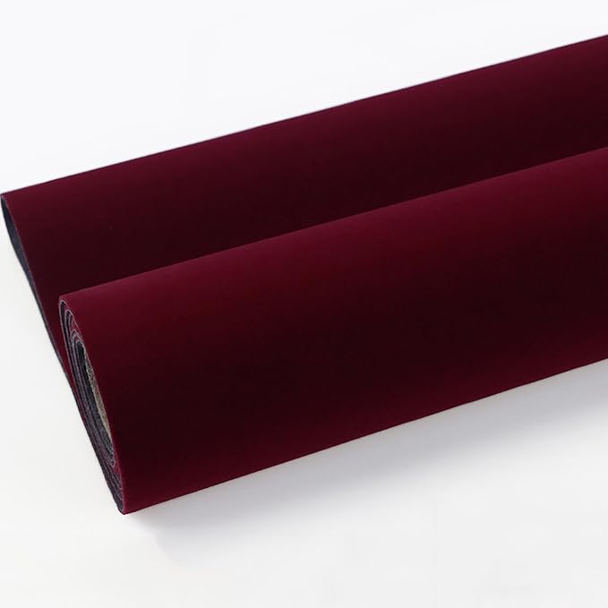 Self Adhesive Sheets Peel and Stick Velvet Flock Soft Velvet Drawer Liner DIY