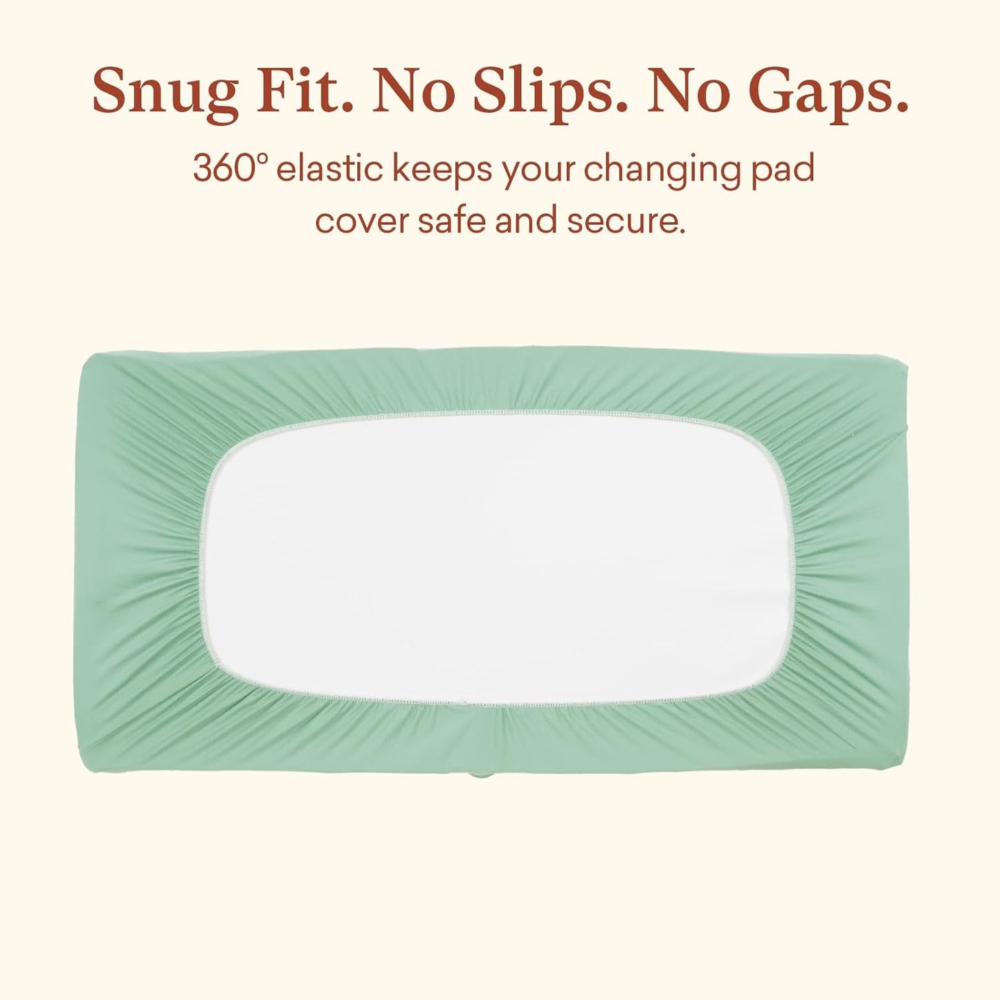 Quilted Changing Table Cover (2-Pack) Fitted Diaper Changing Pad Cover, Soft Breathable Ideal for Boys Girls (2-Pack)
