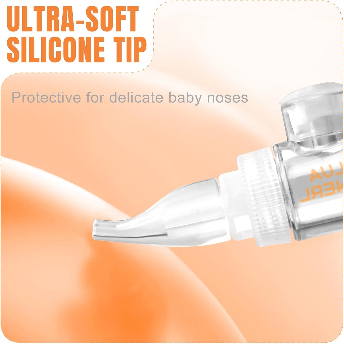 Manual Nasal Aspirator for Baby - Cute Bear-Shaped Nose Cleaner for Newborns & Toddlers, Gentle Suction for Congestion Relief, Easy to Use for Home & Travel