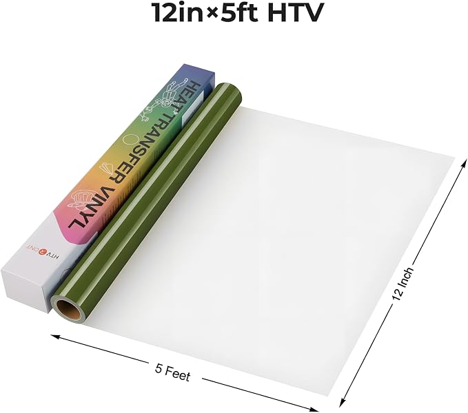 HTVRONT HTV Vinyl Rolls Heat Transfer Vinyl