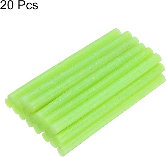 uxcell 20pcs Hot Glue Sticks for Glue Gun 7mm/0.28-inch x 4-inch Mini Hot Melt