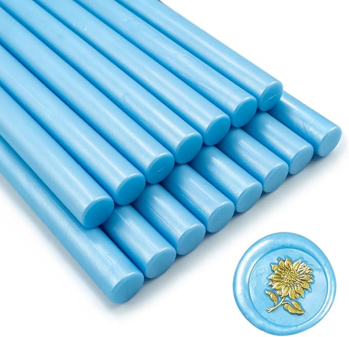 Wax Seal Stick, 15 Pieces Glue Gun Wax Seal Sticks