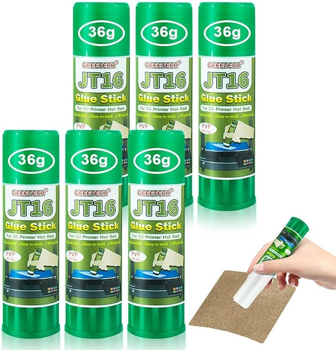 3D Printer Glue Sticks, 36 Grams Each PVP Solid Glue Sticks