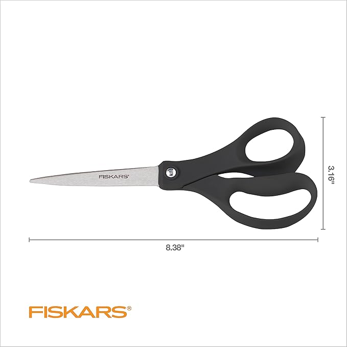 Fiskars 8" Everyday Stainless Steel All Purpose Scissors