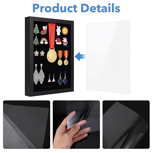 10PCS Clear Plastic Sheets Clear PVC Flexible Plastic Board Sheet | 8.25 x