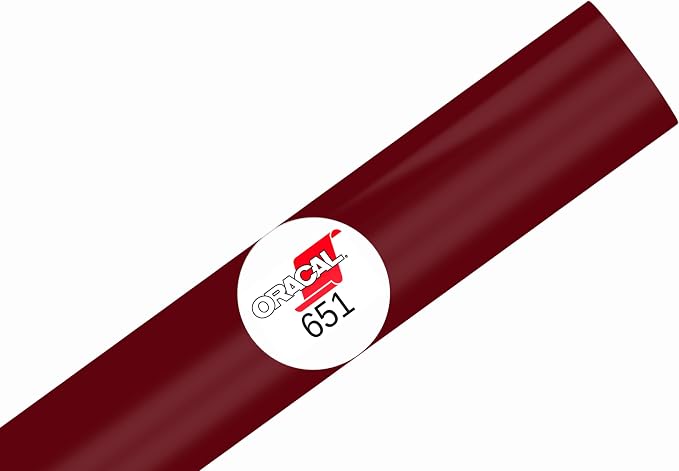 ORACAL 651 Glossy Permanent Vinyl 12 Inch x 15 Feet