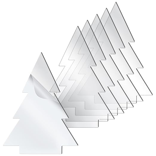 6 Pieces 2 mm Acrylic Sheet Transparent LED Film