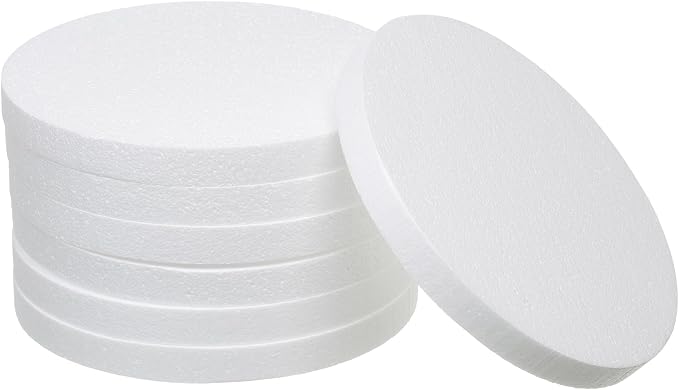 Crafare 10x1in Round Foam Circles