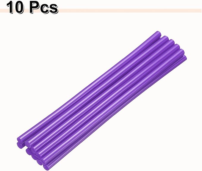 HARFINGTON 10pcs Hot Glue Sticks 0.28" Dia x 7.87" Long EVA Mini Hot Melt