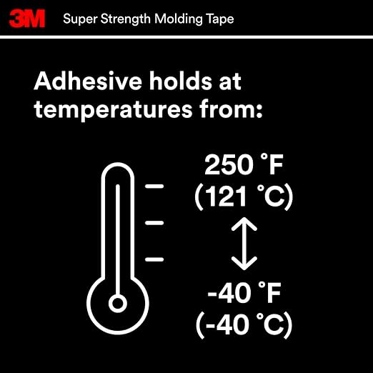 3M Super-Strength Molding Tape, 7/8 in x 15 ft, 1 Roll