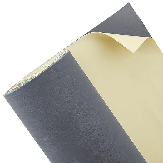 BENECREAT 118.1x7.9inch Self-Adhesive EVA Foam Roll, 2mm Thick Adhesive Craft