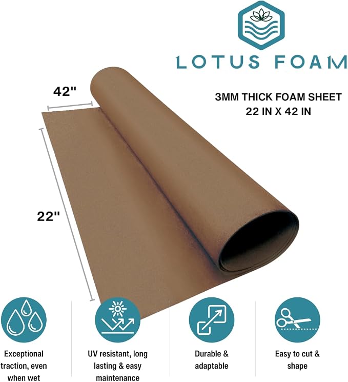 Lotus Foam Large 3mm EVA Foam Sheet