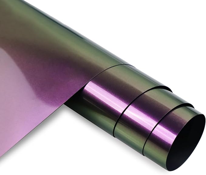 Chameleon HTV Heat Transfer Vinyl, Iron On Vinyl Purple to Bronze 12" x6ft |