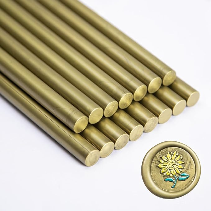 Wax Seal Stick, 15 Pieces Glue Gun Wax Seal Sticks