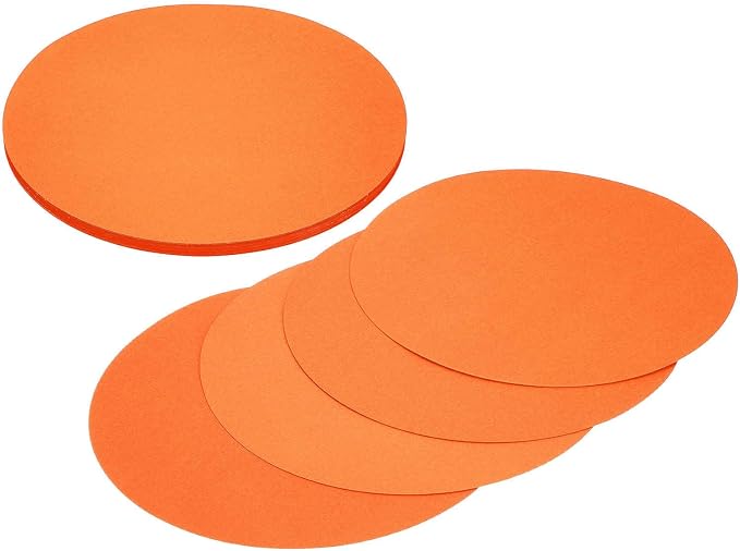 MECCANIXITY 24 Pcs Circle Card Stock, 9.8 Inch Round Cutouts Paper Thick