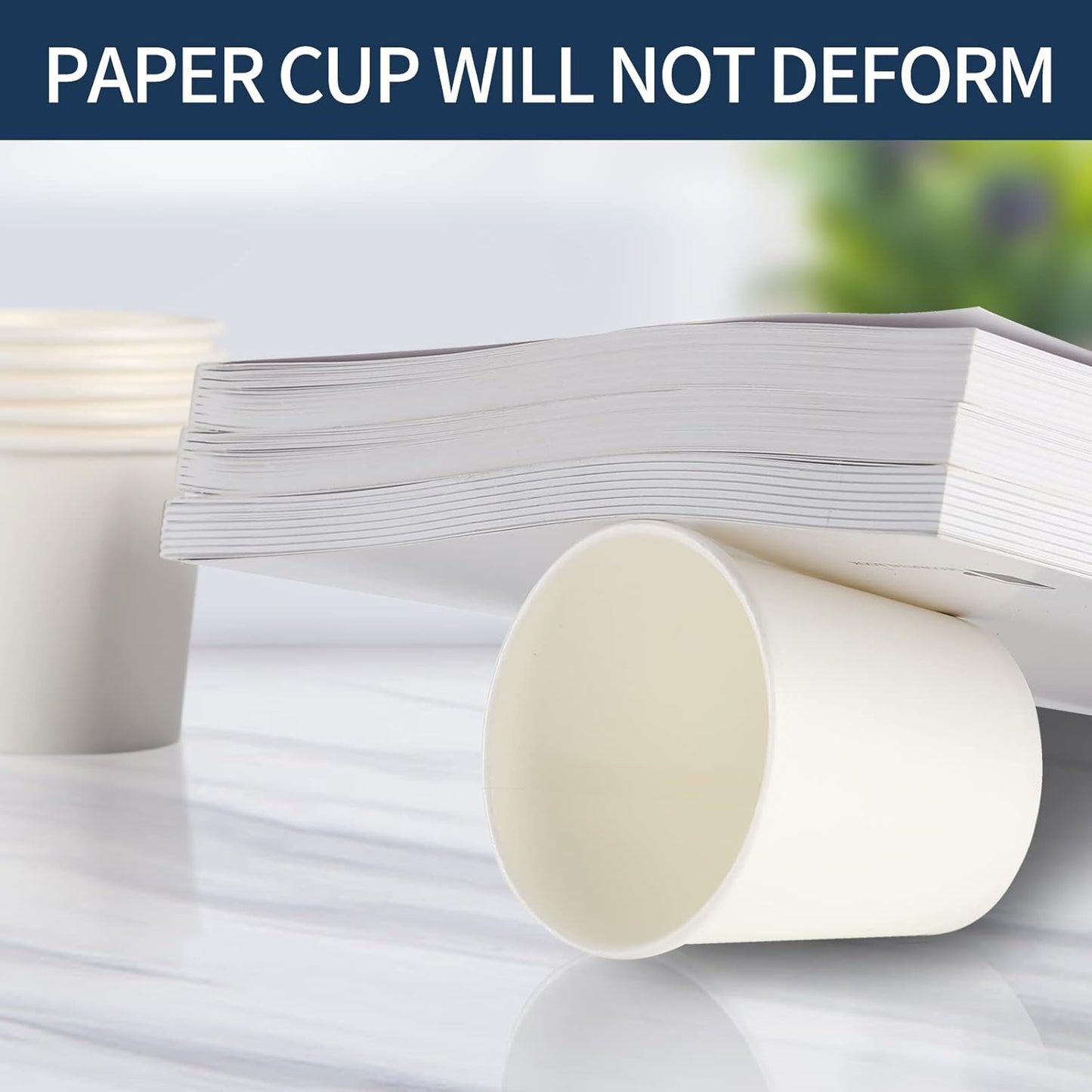 Brandon-super [100 Count - 2 oz] Small Paper Cups, Mouthwash Cups Bathroom Cups Mini Cups Small Disposable Cups