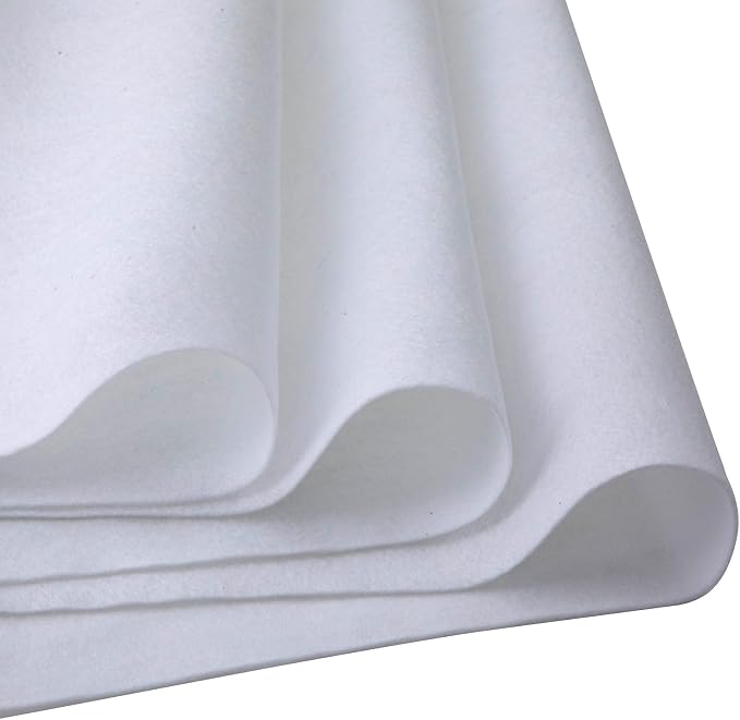 HaoFeijh White Felt Fabric 36" x 36", 1.4mm Thick Soft Felt Fabric Sheet