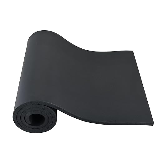 NYXOVA Neoprene Sponge Foam Sheet Roll, Closed Cell Foam Rubber Padding Without