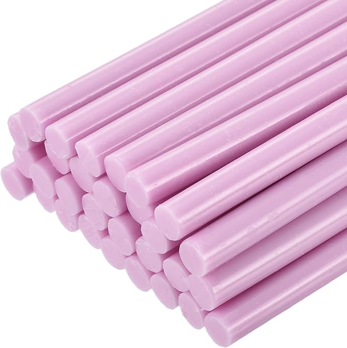 uxcell 30pcs 7mm x 200mm Full Size Hot Glue Gun Sticks 8-inch x 0.27-inch High
