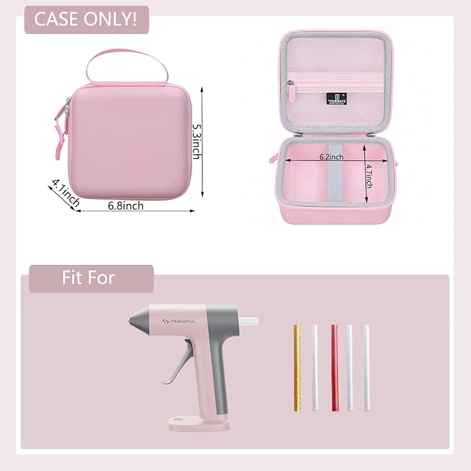 Tourmate Hard Case Compatible HOTO Cordless Hot Glue Gun/HOTO Easyflow Gun