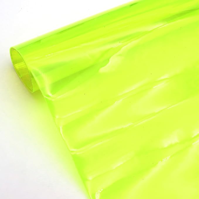 David accessories Transparent PVC Holographic Vinyl Sheets 1 Roll 11.8''x47''