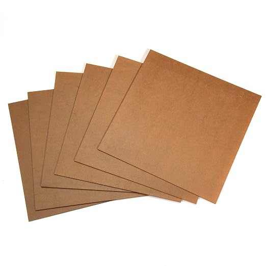 6 Pieces12x12 Plexiglass Sheet, 1/8”Thick Clear Acrylic Sheet,