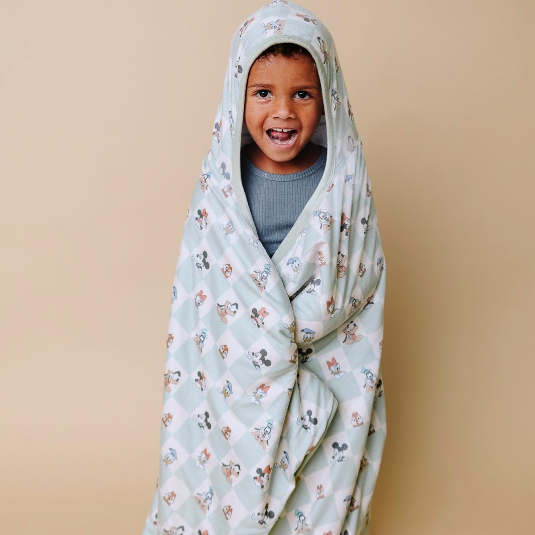 Premium Big Kid Hooded Towel "Mickey Mouse & Friends" by Copper Pearl