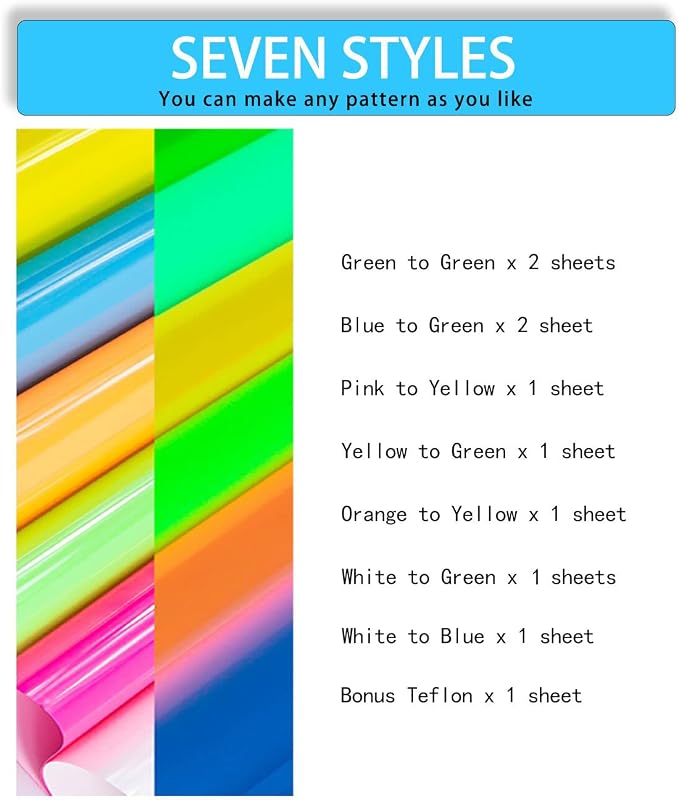 Glow in The Dark Heat Transfer Vinyl