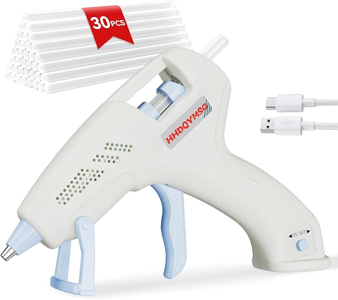 Cordless Hot Glue Gun, 20W Hot Glue Gun