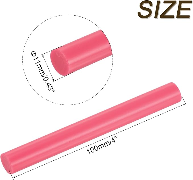 uxcell 12pcs Mini Hot Glue Sticks