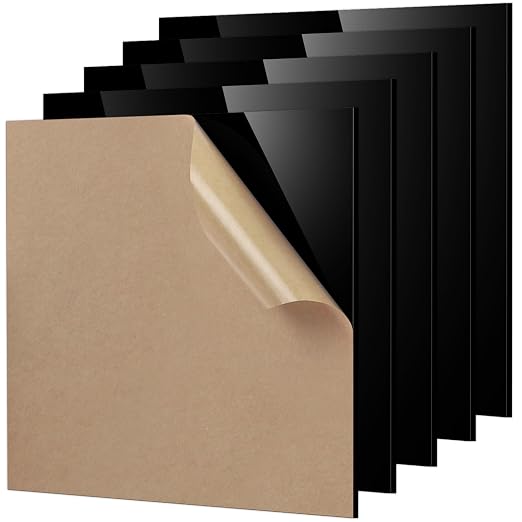 Adrattnay Black Acrylic Sheets 1/8 Thick, Opaque Acrylic Sheets Acrylic Panel