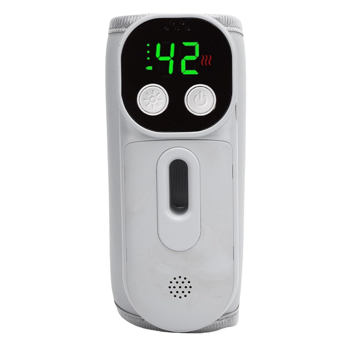 Fast Heating Baby Bottle Warmer, Voice Control Rechargeable Portable Warmer, 360° Surround Heating with Night Light, for Travel on The Go, 7 Temperature Settings