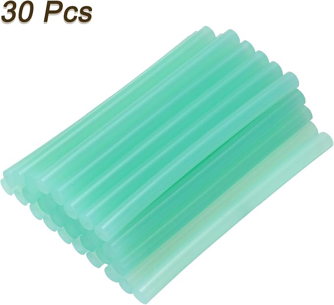 uxcell 30pcs 7mm x 100mm Mini Hot Glue Sticks