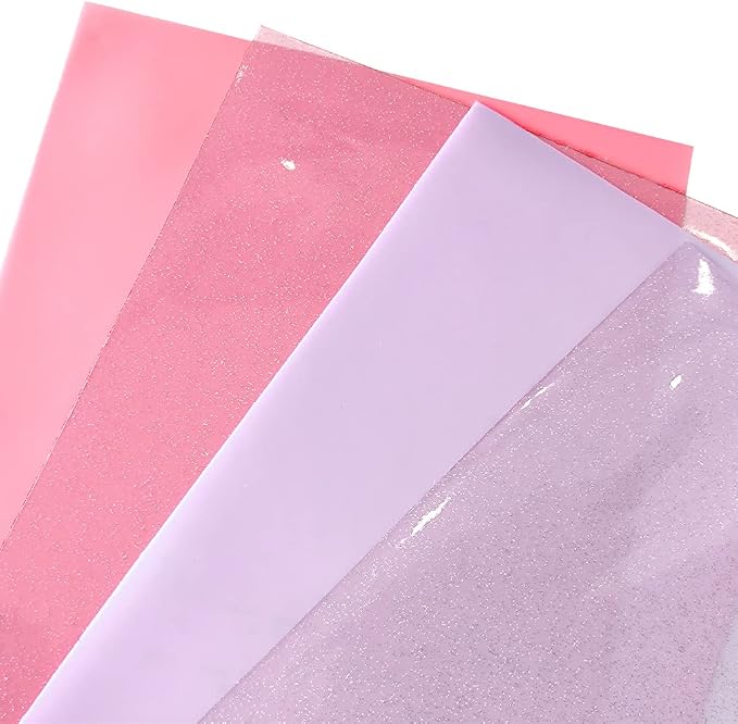 ONEART | Clear A4 Candy Color Jelly Vinyl Sheets