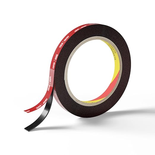 Double Sided Heavy Duty Tape, 13.12 FT × 0.25 in Mounting Adhesive Foam Tape