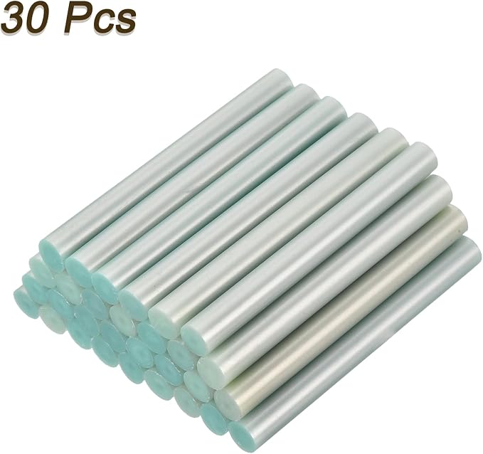 uxcell 30pcs Mini Hot Glue Gun Sticks 4-inch x 0.43-inch High Sticky Large Hot